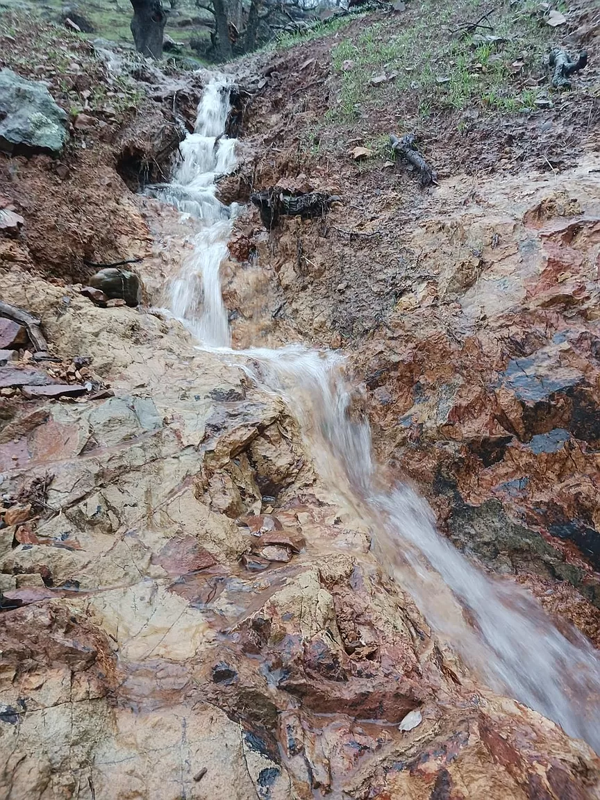 Waterfall from the seasonal stream
