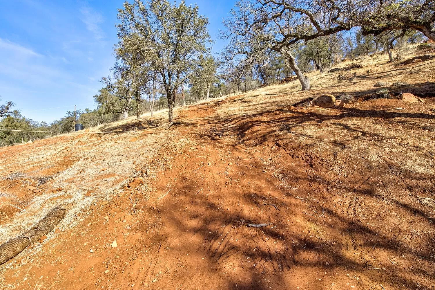 Road to top/back of property!