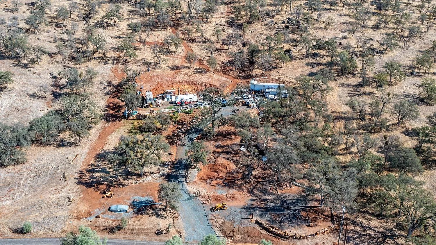 Everything has been removed, except one trailer which is occupied by personell watching property, but will be gone by time of sale!